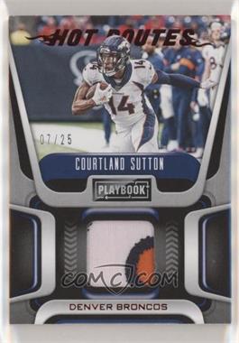 2020 Panini Playbook - Hot Routes - Red #HR-CS.1 - Courtland Sutton /25
