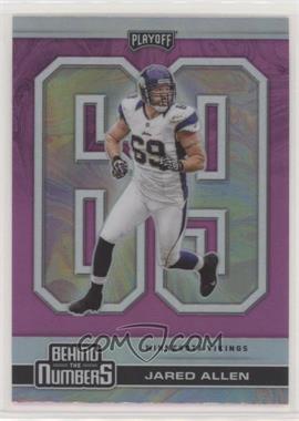 2020 Panini Playoff - Behind The Numbers - Pink Prizm #BTN-11 - Jared Allen
