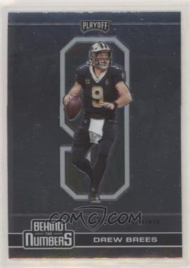 2020 Panini Playoff - Behind The Numbers #BTN-15 - Drew Brees