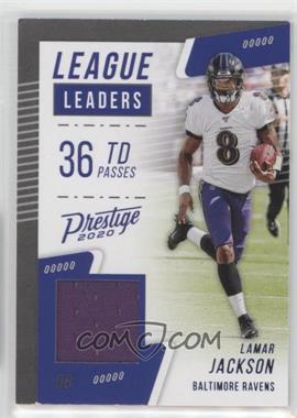 2020 Panini Prestige - League Leaders - Xtra Points Blue #LL-LJ - Lamar Jackson