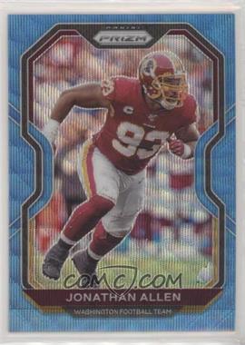 2020 Panini Prizm - [Base] - Blue Wave Prizm #183 - Jonathan Allen /199