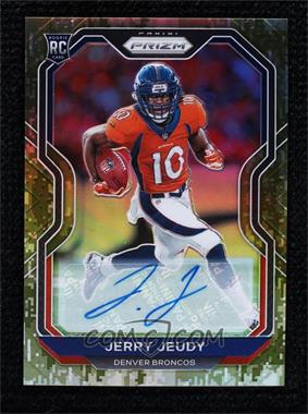 2020 Panini Prizm - [Base] - Camo Prizm Autographs #314 - Rookie - Jerry Jeudy /25