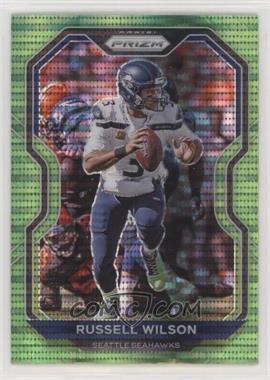 2020 Panini Prizm - [Base] - Neon Green Pulsar Prizm #294 - Russell Wilson