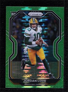 2020 Panini Prizm - [Base] - Neon Green Pulsar Prizm #363 - Rookie - Jordan Love