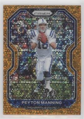 2020 Panini Prizm - [Base] - Orange Disco Prizm #91 - Peyton Manning