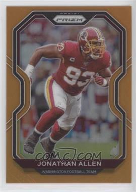 2020 Panini Prizm - [Base] - Orange Prizm #183 - Jonathan Allen /249