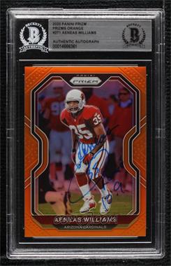 2020 Panini Prizm - [Base] - Orange Prizm #271 - Aeneas Williams /249 [BAS BGS Authentic]