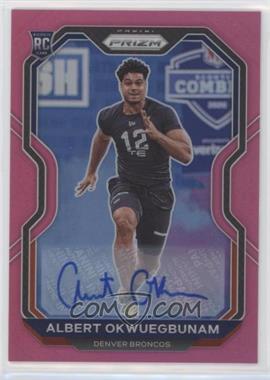 2020 Panini Prizm - [Base] - Pink Prizm Autographs #316 - Rookie - Albert Okwuegbunam