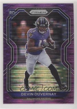 2020 Panini Prizm - [Base] - Purple Pulsar Prizm #380 - Rookie - Devin Duvernay