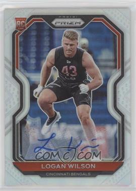 2020 Panini Prizm - [Base] - Silver Prizm Autographs #309 - Rookie - Logan Wilson