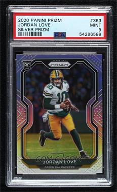 2020 Panini Prizm - [Base] - Silver Prizm #363 - Rookie - Jordan Love [PSA 9 MINT]