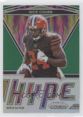 2020 Panini Prizm - Hype - Green Prizm #2 - Nick Chubb