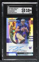 Draft Picks Rookies - Jacob Eason [SGC 10 GEM] #/75