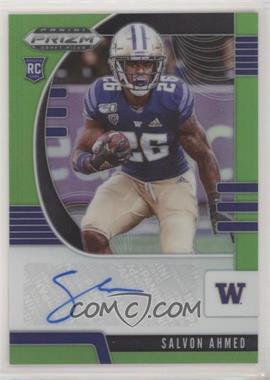 2020 Panini Prizm Draft - [Base] - Neon Green Prizm Autographs #151 - Draft Picks Rookies - Salvon Ahmed /25