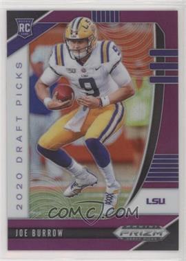 2020 Panini Prizm Draft - [Base] - Purple Prizm #105 - Draft Picks Rookies - Joe Burrow