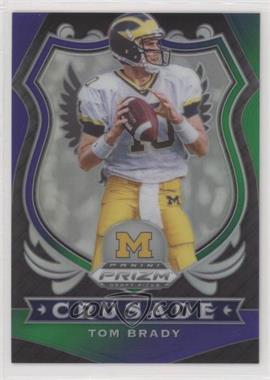 2020 Panini Prizm Draft - [Base] - Purple and Green Prizm #100 - Crusade - Tom Brady /199