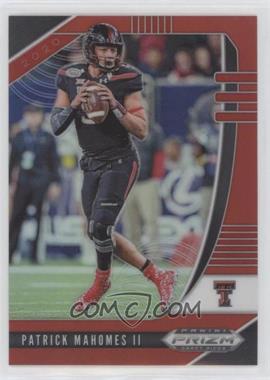 2020 Panini Prizm Draft - [Base] - Red Prizm #81 - Patrick Mahomes II