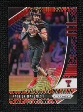 2020 Panini Prizm Draft - [Base] - Red/Black Snake Skin Prizm #81 - Patrick Mahomes II