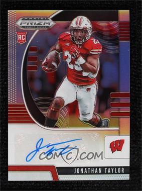 2020 Panini Prizm Draft - [Base] - Silver Prizm Autographs #106 - Draft Picks Rookies - Jonathan Taylor