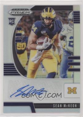 2020 Panini Prizm Draft - [Base] - Silver Prizm Autographs #207 - Draft Picks Rookies - Sean McKeon