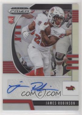 2020 Panini Prizm Draft - [Base] - Silver Prizm Autographs #238 - Draft Picks Rookies - James Robinson