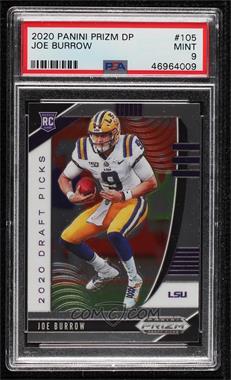 2020 Panini Prizm Draft - [Base] #105 - Draft Picks Rookies - Joe Burrow [PSA 9 MINT]