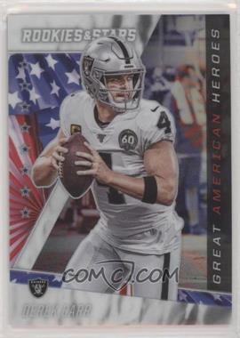 2020 Panini Rookies & Stars - Great American Heroes - White #GAH-30 - Derek Carr