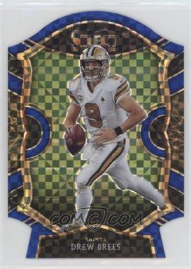 2020 Panini Select - [Base] - Blue Prizm Die-Cut #15 - Concourse - Drew Brees