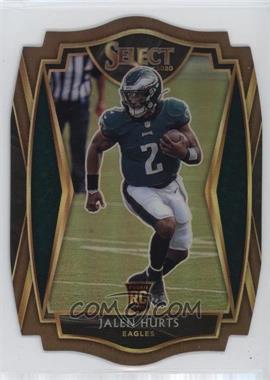 2020 Panini Select - [Base] - Copper Prizm Die-Cut #150 - Premier Level - Jalen Hurts /355