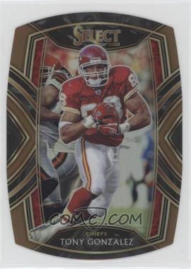 2020 Panini Select - [Base] - Copper Prizm Die-Cut #234 - Club Level - Tony Gonzalez /355