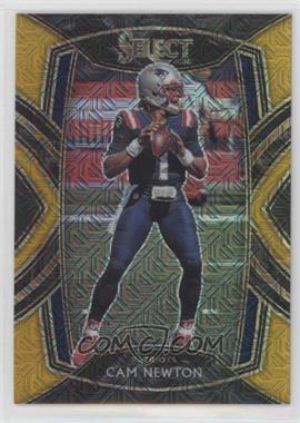 2020 Panini Select - [Base] - Gold Prizm #236 - Club Level - Cam Newton /10