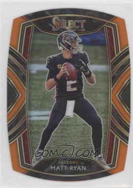 2020 Panini Select - [Base] - Orange Prizm Die-Cut #211 - Club Level - Matt Ryan