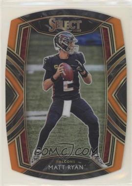 2020 Panini Select - [Base] - Orange Prizm Die-Cut #211 - Club Level - Matt Ryan