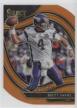 2020 Panini Select - [Base] - Orange Prizm Die-Cut #310 - Field Level - Brett Favre