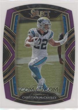 2020 Panini Select - [Base] - Purple Prizm Die-Cut #207 - Club Level - Christian McCaffrey