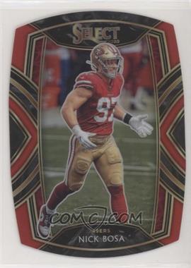 2020 Panini Select - [Base] - Red Prizm Die-Cut #224 - Club Level - Nick Bosa