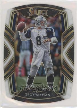 2020 Panini Select - [Base] - White Prizm Die-Cut #227 - Club Level - Troy Aikman