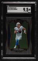 Premier Level - Justin Herbert [SGC 9.5 Mint+]