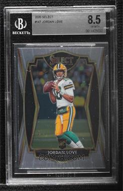 2020 Panini Select - [Base] #147 - Premier Level - Jordan Love [BGS 8.5 NM‑MT+]