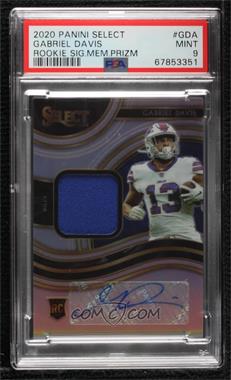 2020 Panini Select - Rookie Signature Memorabilia #RSM-GDA - Gabriel Davis /199 [PSA 9 MINT]