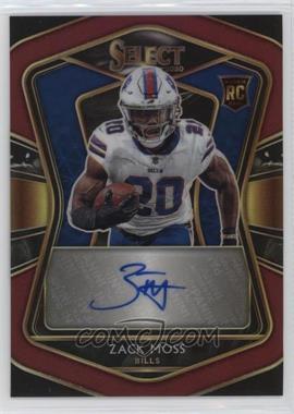 2020 Panini Select - Rookie Signatures - Maroon Prizm #RS-ZMO - Zack Moss /60