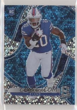 2020 Panini Spectra - [Base] - Neon Blue #166 - Rookies - Zack Moss /60