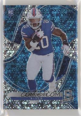 2020 Panini Spectra - [Base] - Neon Blue #166 - Rookies - Zack Moss /60