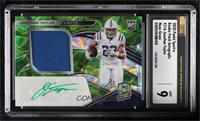 Rookie Patch Autographs - Jonathan Taylor [CSG 9 Mint] #/50