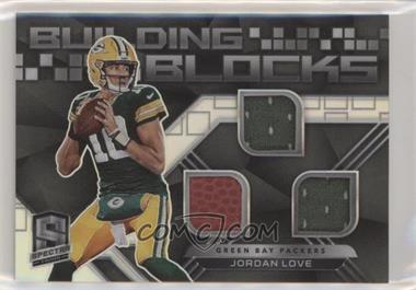 2020 Panini Spectra - Building Blocks Relics #BB-4 - Jordan Love /99