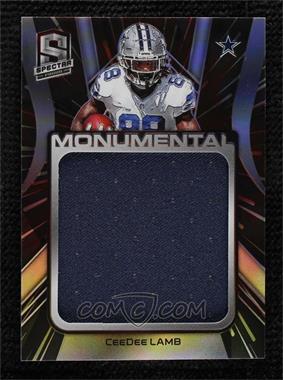 2020 Panini Spectra - Monumental Memorabilia - Hyper #8 - CeeDee Lamb /75