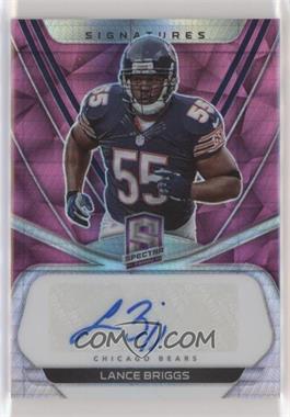 2020 Panini Spectra - Signatures - Neon Pink Prizm #S-LB - Lance Briggs /25 [Noted]