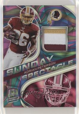 2020 Panini Spectra - Sunday Spectacle Relics - Neon Marble Prizm #28 - Adrian Peterson /4
