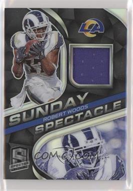 2020 Panini Spectra - Sunday Spectacle Relics #17 - Robert Woods /99