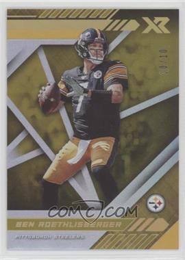 2020 Panini XR - [Base] - Gold #55 - Ben Roethlisberger /10